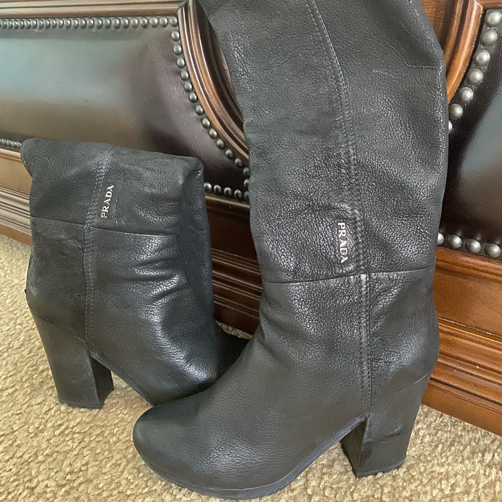 Prada Calzature Donna Boots (Capra Antic) 40/US 10